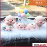 Heo hồng dễ thương - mix sét gia đình heo