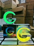 G63 Loa Thông Minh Đèn Thông Minh Máy Âm Thanh Loa Không Dây Sạc Điện Thoại & Báo ĐộngClock RGB
