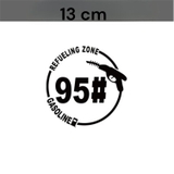 Tem Decal Dán Nắp Bình Xăng Ô Tô