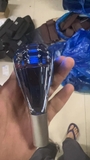 Tay Nắm Cần Số Pha Lê - Kính 5D - Đèn Led Đổi Màu - Logo Riêng Cho Dòng Xe Số Tự Động Chân Ren