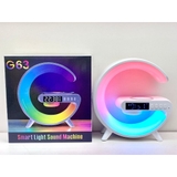 G63 Loa Thông Minh Đèn Thông Minh Máy Âm Thanh Loa Không Dây Sạc Điện Thoại & Báo ĐộngClock RGB