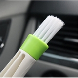 Chổi vệ sinh khe kẽ cửa gió 2 đầu mini- màu xanh