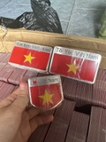 Tem nhôm / Cờ Phản Quang Việt Nam Dán Cho Oto, Xe Máy Đủ Size
