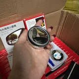 Bộ 2 gương cầu viền bạc mới 2024 ( hộp gương + gạt + túi giấy ướt )