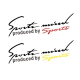 Tem dán decal Sport mind produced by Sports - tem dán nắp capo size 31x11cm