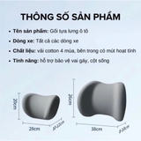(Mẫu 3 bán rời) Tựa Đầu Tựa Lưng Form Mới 2024 Chính Hãng Awesome