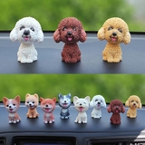 Chú Chó Poodle Thông Minh Lắc Đầu Trang Trí Taplo Ô Tô - Bàn Làm Việc - Bánh Sinh Nhật