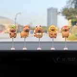 Sét bông hoa lò xo lắc lư trang trí ô tô màn hình DVD Gương Chiếu Hậu