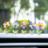 Sét bông hoa lò xo lắc lư trang trí ô tô màn hình DVD Gương Chiếu Hậu