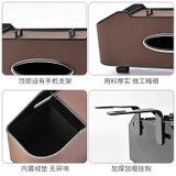 Hộp đựng đồ ghế sau ô tô chất liệu bằng da cao cấp, hộp lưu trữ ghế sau xe hơi thiết kế phong cách - HSG05