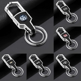 Móc khóa da có logo hãng - MKD