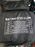 Bạt Phủ Xe Ô Tô Vải Dù OXFORD Cao cấp ( vỏ đen)