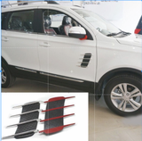 Bộ 2 mang cá 4T dán sườn giả hốc gió trang trí ô tô