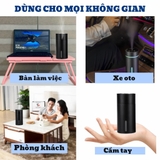 Máy Khuếch Tán Tinh Dầu W301 - Tạo Độ Ẩm Ôtô Bằng Kim Loại - 2 Chế Độ Phun Sương