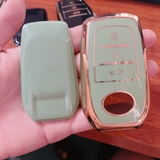 (TPU) Ốp khóa mạ nhựa dẻo silicon hãng xe TOYOTA