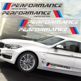 Bộ 2 tem dán cửa xe ô tô Performance Phong Cách , Cá Tính Nội Bật Xe
