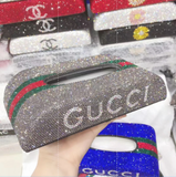 Hộp giấy ăn full đá gucci