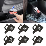 1 Chốt Khóa Dây An Toàn In Logo Cho Xe Hơi Màu Gray