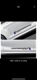 Bộ 02 Tem Logo Hãng Xe Dán Sườn Ô Tô,Sticker Dán Xe Hơi Phong Cách Thể Thao
