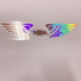 Tem Decal Phản Quang Cánh Thiên Thần Logo Hãng Xe Dán Trang Trí Theo Logo Xe Ô Tô