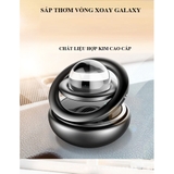 VÒNG XOAY GALAXY CÓ QUẢ CẦU VÔ CỰC chất liệu kim loại màu