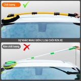 Chổi rửa xe san hô SUITUI màu vàng đen có cán rút gọn dài 1.2 mét