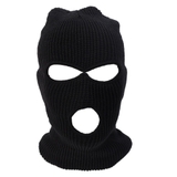 Mũ Len Trùm Đầu Ninja Thời Trang Cho Ghế Tựa Trên Ô Tô, Mũ Len Dệt Kim 3 Lỗ Siêu Tiện Lợi