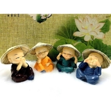 Bộ tượng 4 chú tiểu Tứ Không