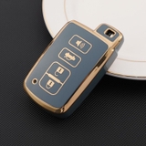 (TPU) Ốp khóa mạ nhựa dẻo silicon hãng xe TOYOTA