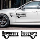 Tem/ Decal Dán Sườn DISCOVERY CHANNEL NETWORRKS ASIA dài 24x14cm - đơn giá 1 cái