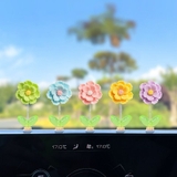 Sét bông hoa lò xo lắc lư trang trí ô tô màn hình DVD Gương Chiếu Hậu