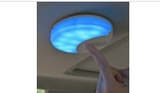 Đèn Led Cảm Ứng Dán Trần Ô Tô 2 Chế Độ Ngày - Đêm - đèn led trần tròn cảm ứng 2 Chế Độ Ánh sáng