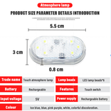 Đèn led cảm ứng mini không dây sạc usb