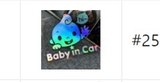 Baby In Car Nhãn dán phản quang Nhãn dán cảnh báo mẹo xe hơi Phụ kiện kính chắn gió cửa sổ ô tô Decal