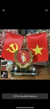 Bộ Cờ Đảng Và Cờ Tổ Quốc Trang Trí Xe Ô Tô, Văn Phòng Bàn Làm Việc