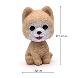 Chú Chó Poodle Thông Minh Lắc Đầu Trang Trí Taplo Ô Tô - Bàn Làm Việc - Bánh Sinh Nhật