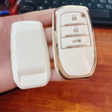 (TPU) Ốp khóa mạ nhựa dẻo silicon hãng xe TOYOTA