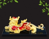 Tượng Tỳ Hưu đỏ đính đá phong thủy tặng kèm nước hoa