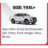 Bạt phủ toàn xe 3 lớp dập nhôm size