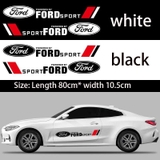 Bộ 02 Tem Dán Sườn Có Logo Hãng Xe Ô Tô, Decal Sticker Dán Xe Hơi Phong Cách Thể Thao Cá Tính