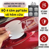 Bộ PPF TPU 4 Miếng Dán Trong Suốt Tay Nắm Hõm Cửa Ô Tô , Film Ppf Chống Xước Tay Nắm Cửa Ô Tô