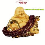 Tượng Phật Di Lặc Maitreya Mạ Vàng (12x10x8)