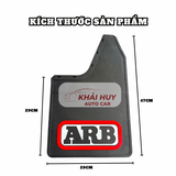 (KH) Bộ 2 tấm cao su chắn bùn thể thao KT 43x23 kèm ốc vít - Size lớn