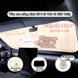 (KH) Tấm che nắng trong kính lái ô tô gấp gọn thông minh - phủ bạc titan chống nóng