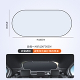 Tấm che nắng trong kính lái ô tô gấp gọn thông minh - phủ bạc titan chống nóng
