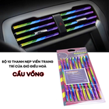 Bộ 10 Thanh Nẹp Viền Trang Trí Khe Điều Hòa màu