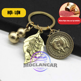 Móc Khóa 12 Con Giáp Phong Thủy Treo Chìa Khóa Bằng Đồng Xe Hơi, Xe Máy