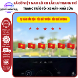 Sét bông hoa lò xo lắc lư trang trí ô tô màn hình DVD Gương Chiếu Hậu