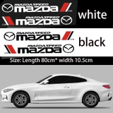 Bộ 02 Tem Dán Sườn Có Logo Hãng Xe Ô Tô, Decal Sticker Dán Xe Hơi Phong Cách Thể Thao Cá Tính