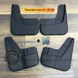 Bộ 4 Tấm Chắn bùn ô tô Vinfast VF3, F5,VF6, VF7, VF8 hạn chế bùn đất bắn lên xe MẪU 3D Mới nhất đầy đủ phụ kiện